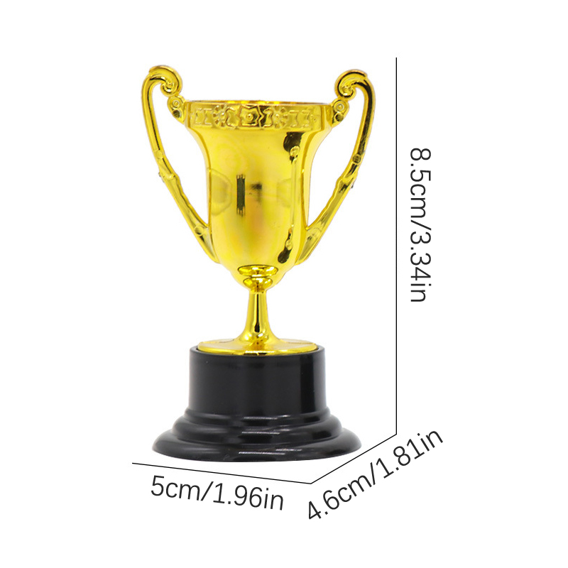 Party Games Competition - Neue 3-teilige Mini-Trophäen aus Kunststoff für