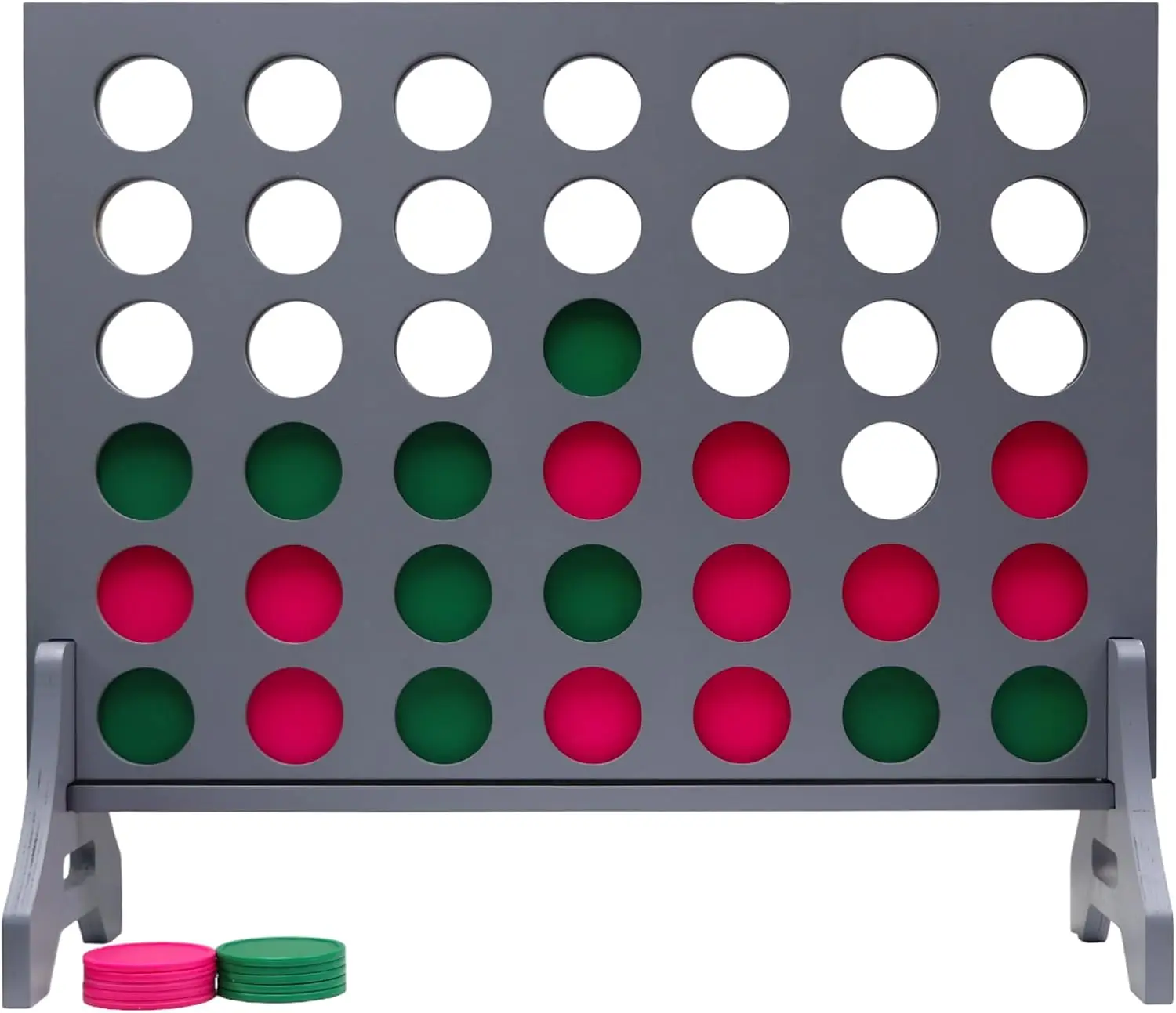 Party Games Adults Indoor - Riesiges 4er-in-einer-Reihe-Spiel für Familie & Erwachsene