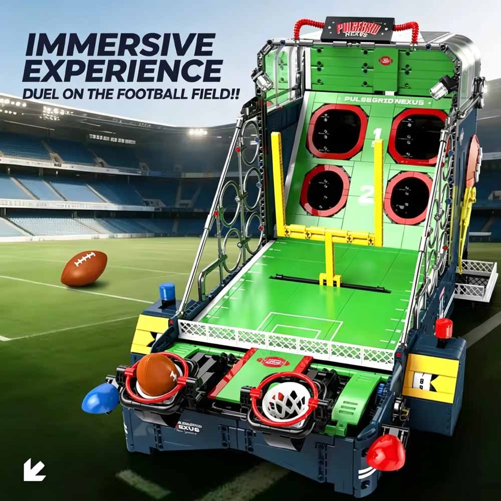 Party Games Competition - Tisch-Arcade-Spiel American Football Bausteine Zweispieler-Wettbewerbsspiel Schießsport