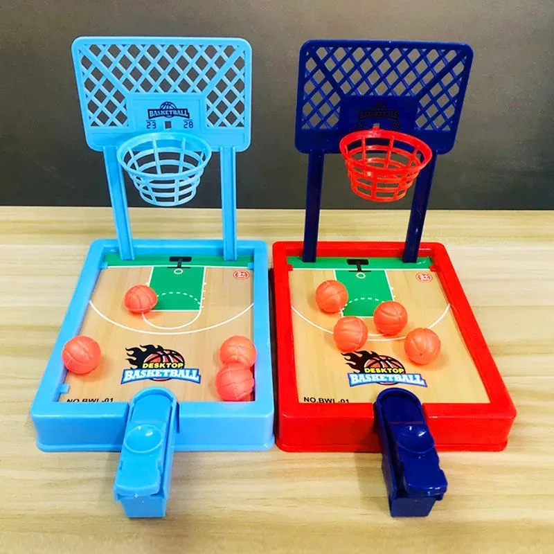 Party Games Adults Indoor - Mini-Basketball-Brettspiele Spielzeug Fingers chieß maschine einfach
