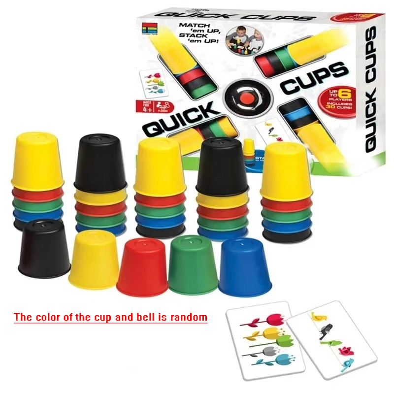 Quick Games Party - Stapelbecher, Brettspiele, Spielzeug, Schnellbecher, Party für