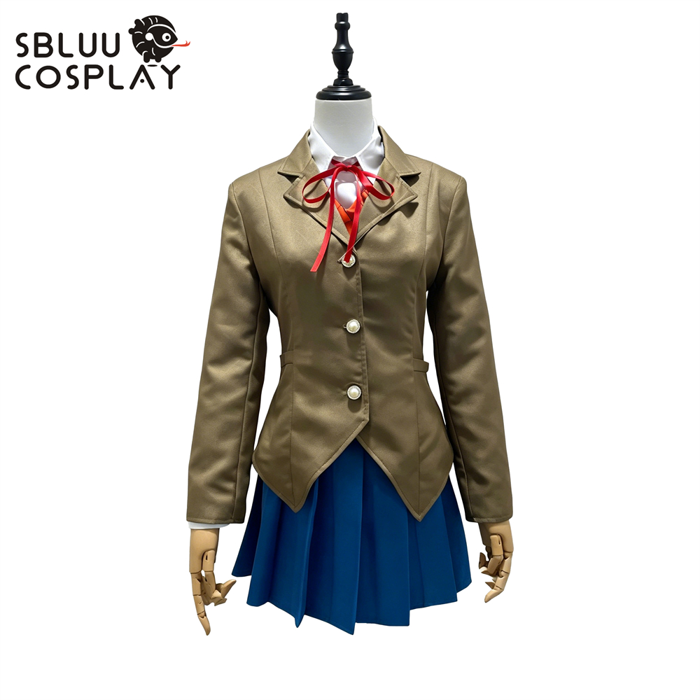 Party Games School - SBluuCosplay Game Cos Monika Cosplay Kostüm