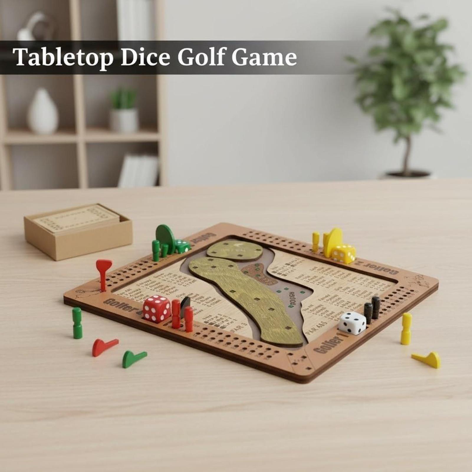 Golf-Würfelspiel aus Holz, her – Party Games Adults Indoor Bewertung und Preis