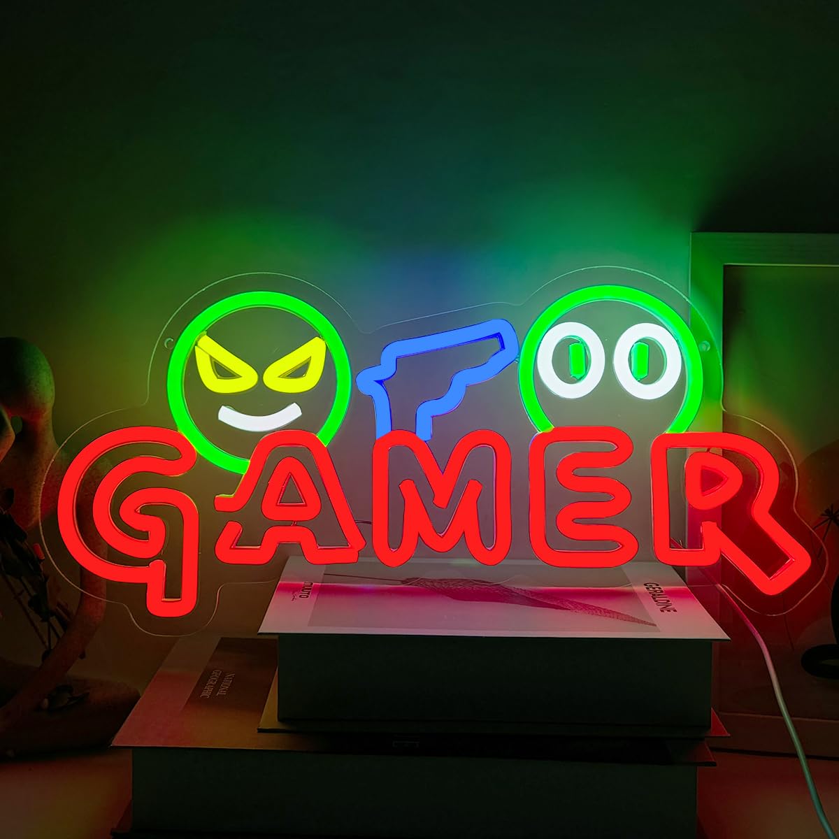 Gamer Neon-Schild LED-Wandleuc – Party Games School Bewertung und Preis