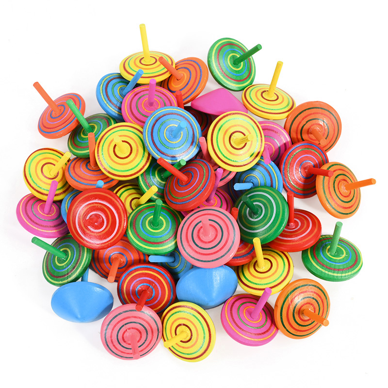 10/20 Stücke Bunte Holz Gyro M – Party Games Adult Birthday Bewertung und Preis