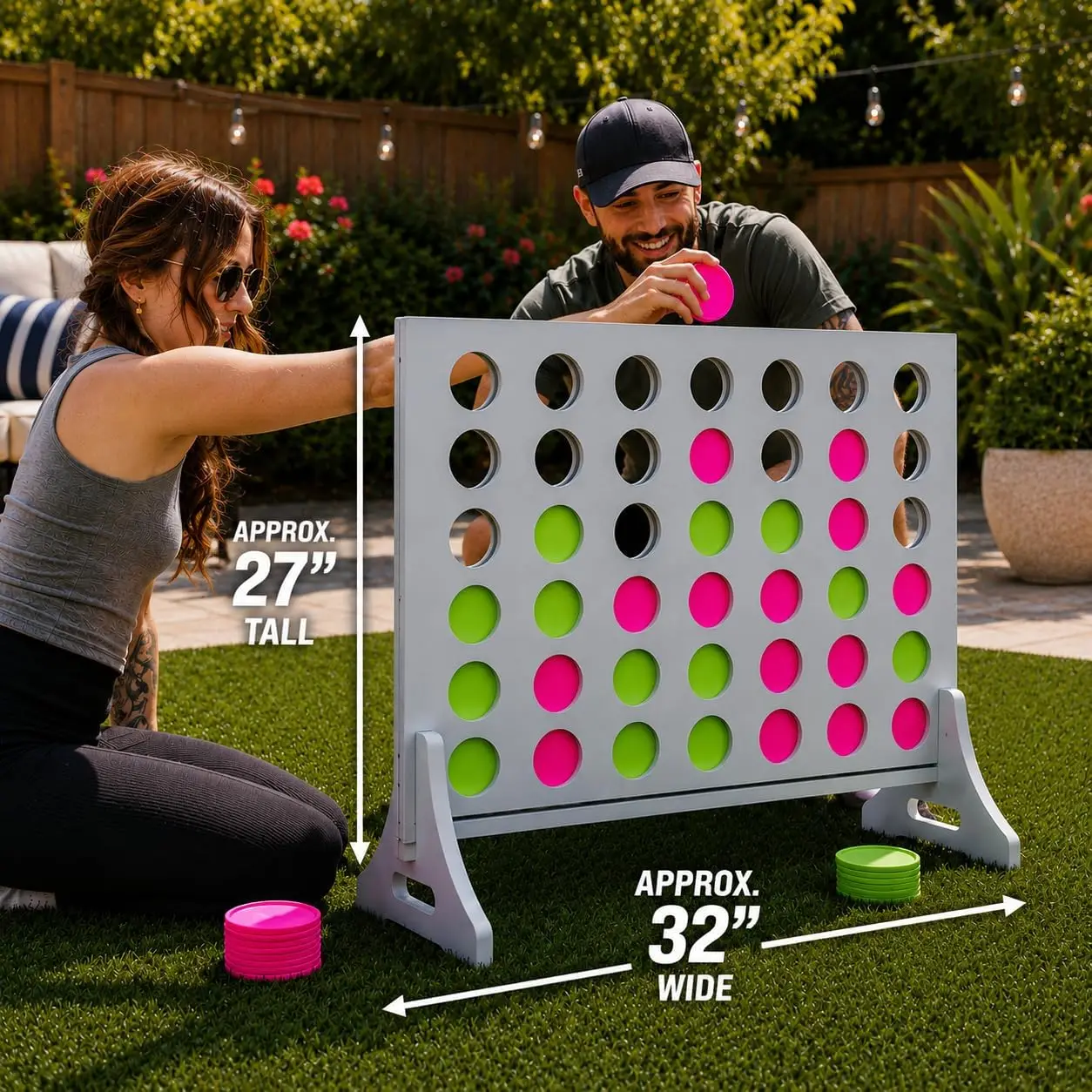 Riesiges 4er-in-einer-Reihe-Sp – Party Games Adults Indoor Bewertung und Preis