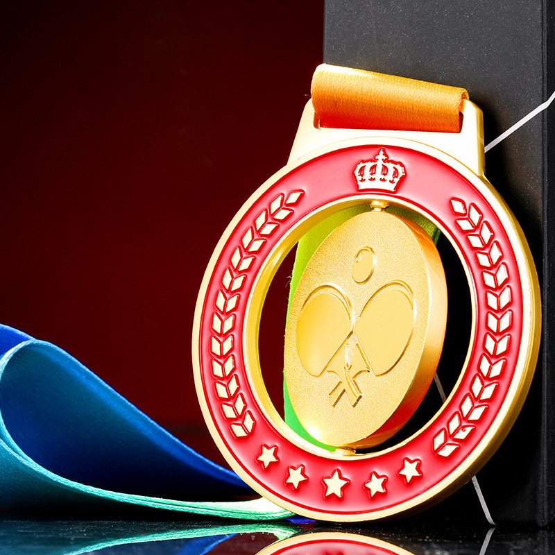 Tischtennis-Medaillen aus Gold – Party Games Competition Bewertung und Preis