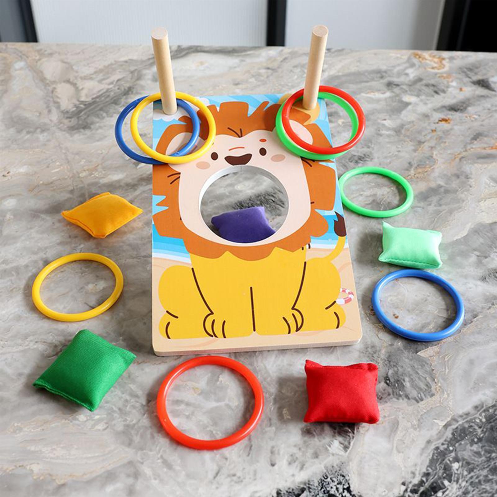 Hölzernes Sitzsack-Wurfspiel,  – Party Games Adults Indoor Bewertung und Preis