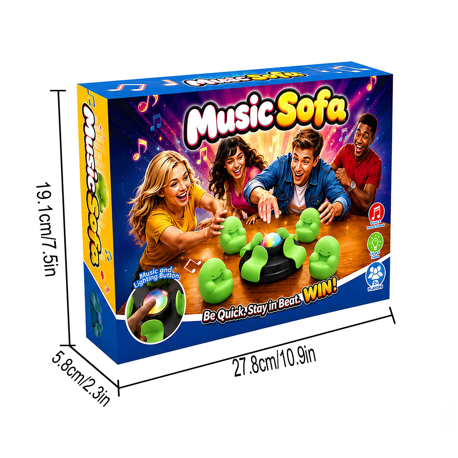 Musikalischer Kinderstuhl mit  – Quick Games Party Bewertung und Preis