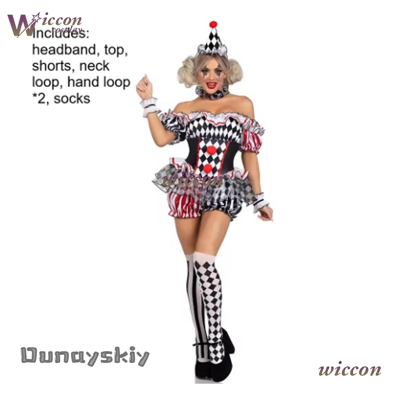 Frauen Clown Cosplay Kostüm Zi – Party Games Free Online Bewertung und Preis