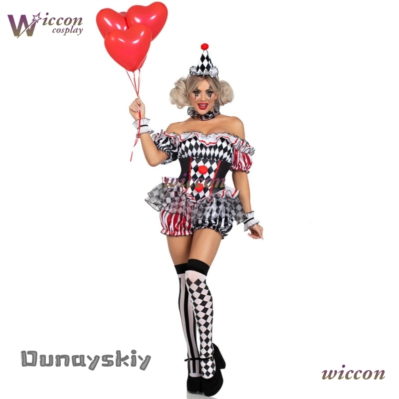Frauen Clown Cosplay Kostüm Zi – Party Games Free Online Bewertung und Preis