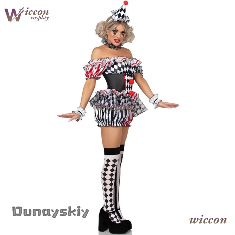 Frauen Clown Cosplay Kostüm Zi – Party Games Free Online Bewertung und Preis