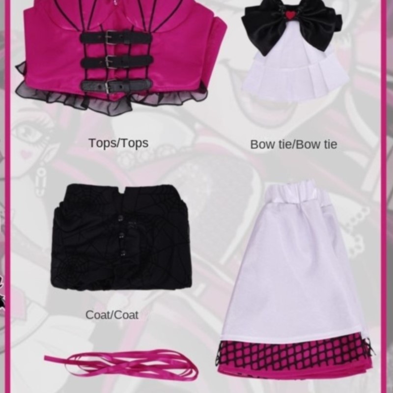 Anime Vampir Draculaura Cospla – Party Games School Bewertung und Preis