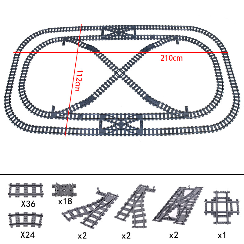 Neue Stadtbahn-Schienen 7896 7 – Lego Set City Bewertung und Preis